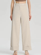 LIZAKOSHT - High Waist Wide Leg Pants