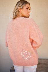 LIZAKOSHT - And The Why WIFEY & Heart Round Neck Sweater