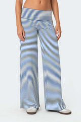 LIZAKOSHT - Striped Wide Leg Pants