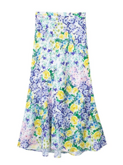 Lizakosht Elegant Embroidery Bodycon Summer Skirt Women Midi Skirts High Waist With Zipp Vintage Mermaid Skirt Jupe Femme