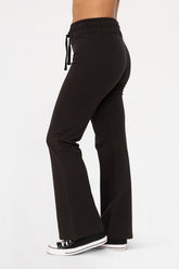 LIZAKOSHT - Mono B Drawstring Flared Pants