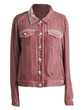 LIZAKOSHT - Button Up Long Sleeve Jacket with Chest Pockets