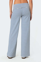LIZAKOSHT  -  Striped Wide Leg Pants