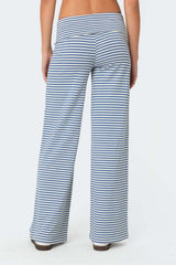 LIZAKOSHT - Striped Wide Leg Pants