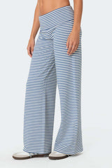 LIZAKOSHT - Striped Wide Leg Pants