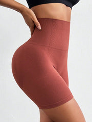 LIZAKOSHT - Seamless High Waist Active Shorts