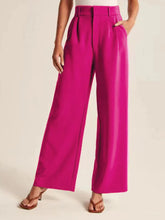 LIZAKOSHT - High Waist Wide Leg Pants