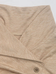 LIZAKOSHT  -  Perfee Asymmetric Mock Neck Long Sleeve Sweatshirt