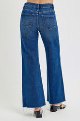 LIZAKOSHT - Tummy Control High Rise Wide Leg Jeans