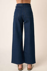 LIZAKOSHT  -  Mittoshop High Waist Wide Leg Jeans