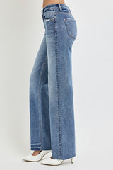 LIZAKOSHT  -  Full Size High Rise Straight Leg Jeans with Pockets