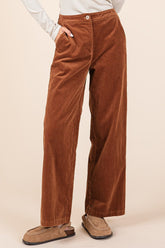 LIZAKOSHT - Mittoshop Corduroy Back Elastic Waist Pants