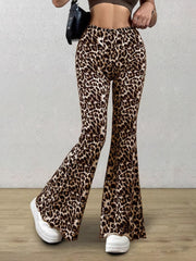LIZAKOSHT - Leopard Flare Pants