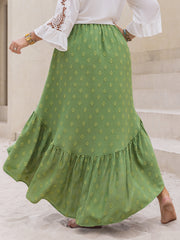 LIZAKOSHT - Plus Size High-Low Skirt