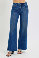 LIZAKOSHT  -  Tummy Control High Rise Wide Leg Jeans