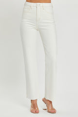 LIZAKOSHT  -  Full Size High Rise Tummy Control Straight Jeans
