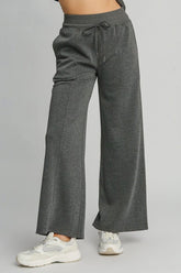 LIZAKOSHT  -  Umgee Full Size Drawstring Wide Leg Pants with Pockets