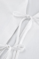 LIZAKOSHT - Tied Johnny Collar Long Sleeve Top and Pants Set