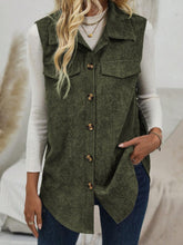 LIZAKOSHT - Button Up Collared Neck Vest Coat