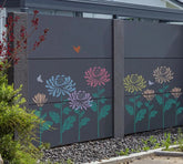 🌻Flower Stencil for Garden Fence Large Flower Stencils for Wall 14” Peony Templates for Painting on Wood Furniture