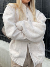 LIZAKOSHT - Full Size Snap Down Drop Shoulder Jacket