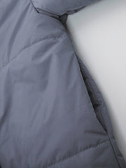 LIZAKOSHT - Puffer Long Sleeve Winter Coat with Belt