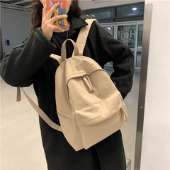 LIZAKOSHT - School Backpack Women Canvas Student Double Shoulder Bag Schoolbag For Teenager Girls Boy satchel Bolsa Para La Escuela
