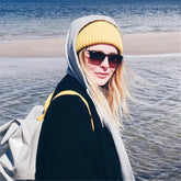 Lizakosht Women's Hat Beanies Winter luxury Caps Designer Fashion Chunky Knit Hat Ribbed Cover Head Cap Bonnet Skullies Woman Autumn