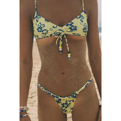 LIZAKOSHT - Push Up Bikini Women Biquini Floral Print Swimsuit Summer Bikini Set Bathing Suit Women Beachwear Summer Bikinis Sexy Swimwear