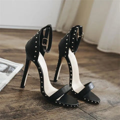 LIZAKOSHT - High Quality Summer Women Shoes Peep Toe Sweet Fashion Women's Sandals Thin Heel Pumps Princess High Heels Female Shoes