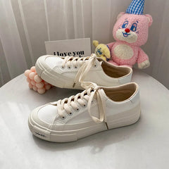 LIZAKOSHT - Luxury New Fashion Sneakers Women Canvas Shoes Woman Platform Shoes High Quality Ladies Casual Loafers Vulcanize Shoes Female
