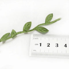10 Meter Silk Leaf-Shaped Artificial green Leaves For Wedding Decoration salon DIY Wreath Gift Scrapbooking Craft Fake Flower