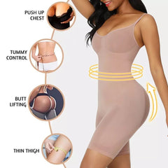 LIZAKOSHT - FeelinGirl Seamless Covered Bust Jumpsuit Thong Bodysuit tts Fit Womenswear