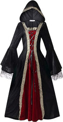 pretty halloween costumes 2024 Women's Medieval Renaissance plus Size Medieval Role Play Dress