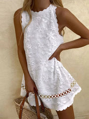 LIZAKOSHT - Summer New Fashion Sleeveless Vest Dress