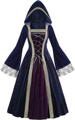 pretty halloween costumes 2024 Women's Medieval Renaissance plus Size Medieval Role Play Dress