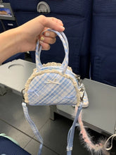 2024 Spring and Summer New Handbag Macaron Mini Lipstick Bag Women's Cute Bow Shoulder Bag Messenger Bag