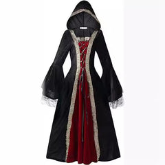 pretty halloween costumes 2024 Women's Medieval Renaissance plus Size Medieval Role Play Dress