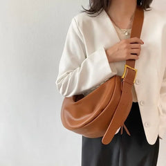 LIZAKOSHT - Crossbody bag female new dumpling bag minimalist fashion wild Korean small round bag ladies shoulder bag armpit bag