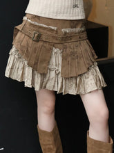 LIZAKOSHT - Summer Women Vintage Dark Academia Design Patchwork Mini Pleated Skirt Gyaru Coquette Harajuku 2000s Aesthetic Y2k Cyber Punk