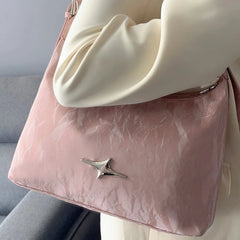LIZAKOSHT - Luxury Design Star Fashion Simple Underarm Bag All Match Office Lady Women's Handbags Casual Trendy Shoulder Crossbody Bags Y2k