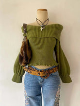 LIZAKOSHT - Women's lapel shoulder collar slim pullover sweater, versatile, fashionable, casual, slim and loose, skin-friendly material