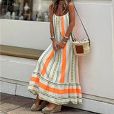 Lizakosht Swimming Cover Up For Ladies Saida De Praia Beach Outing Ups Women Set Summer Dress Kaftan Fashionable Stripe Holiday Strap