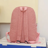 LIZAKOSHT - Corduroy Backpack School For Teens Large Book Bag Lightweight Laptop Bag For Girls Women Casual College Work