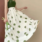 LIZAKOSHT - Female Skirts Cute Polka Dots Patchwork Women's Skirt Sales New in Harajuku Korean Style Clothing Vintage Y2k Streetwear