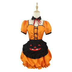 LIZAKOSHT - Dress Halloween Pumpkin Maid Costume Gothic Comic Exhibition Demon COSPLAY Costume Lolita Cute Two-Dimensional Girl