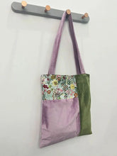 LIZAKOSHT - Flower Patchwork Velvet Vintage Casual Handbag Tote Bags Women Commute Shoulder Bag