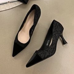 LIZAKOSHT - Pointed Toe High Heels Women Fashion Elegant Office High Heels Shoes Party Dress Wedding Shoes Designer Stiletto Heel Female