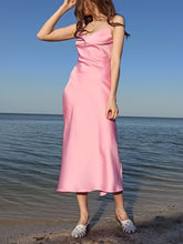 LIZAKOSHT - Backless Women's Nightgown Solid Summer Sleeveless Spaghetti Strap Ladies Nightdress Split Sexy Hollow Out Sleepwear Female