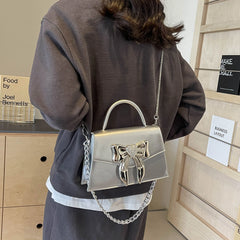 LIZAKOSHT - Trendy Bow Design Tote Handbags and Purses Women Shoulder Crossbody Bags New Vegan Leather Ladies Messenger Bag High Quality